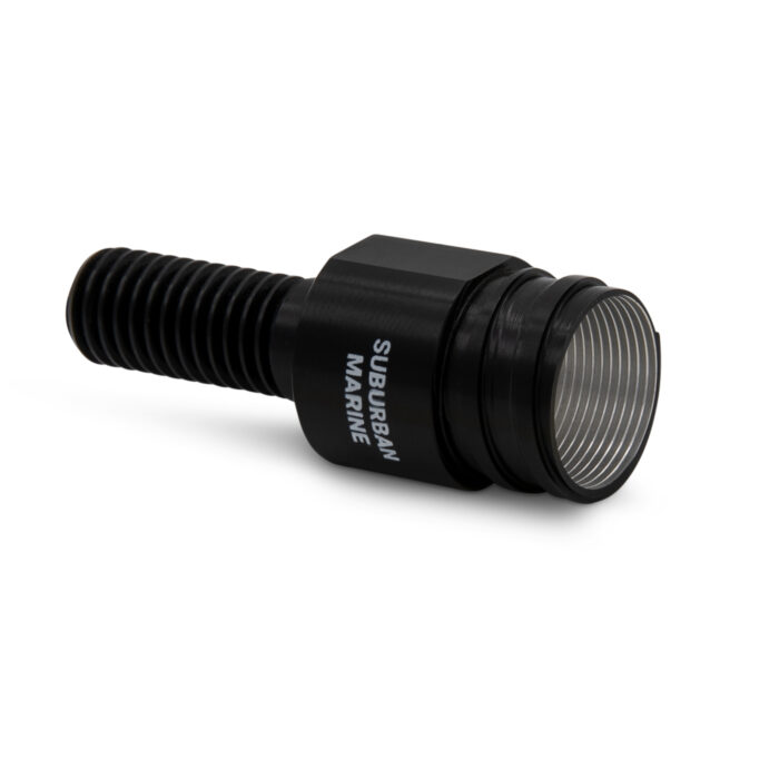 Bulkhead Backshell M10 Aluminum Low Profile